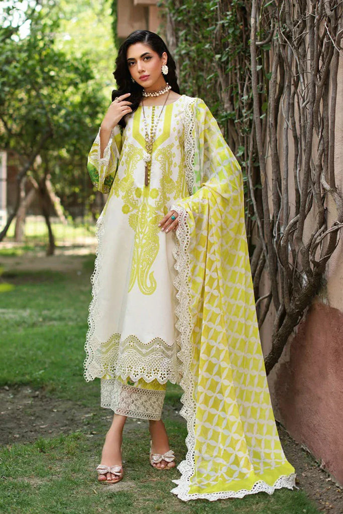 Charizma - Combination Embroidered Printed Lawn Collection Vol 4 - CCS4-24 - Unstitched