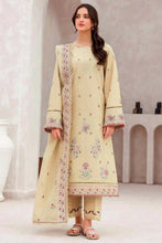 Load image into Gallery viewer, Farasha - Bahaar Embroidered Lawn Collection - 02 Surreal Beige - Unstitched