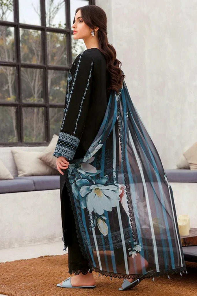 Farasha - Bahaar Embroidered Lawn Collection - 03 Opal Mirage - Unstitched