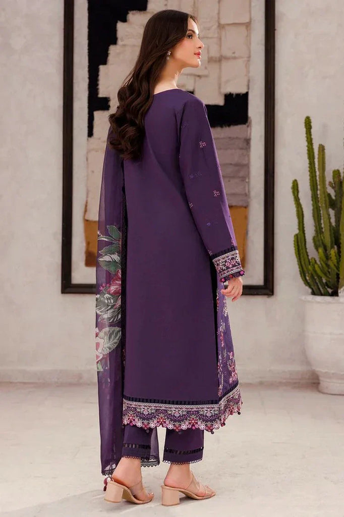 Farasha - Bahaar Embroidered Lawn Collection - 09 Whimsy Dreams - Unstitched