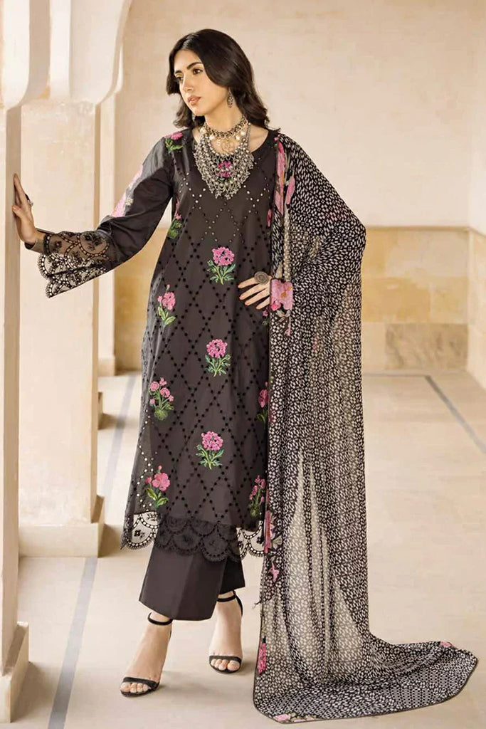 Charizma - Andaaz Embroidered Lawn Collection Vol 1 - AD4-03 - Unstitched