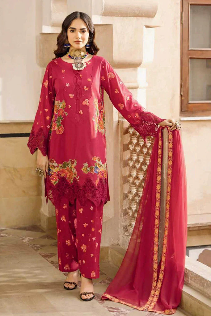 Charizma - Andaaz Embroidered Lawn Collection Vol 1 - AD4-05 - Unstitched