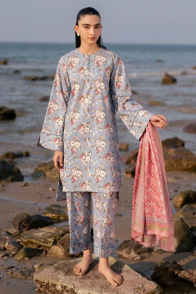 Jazmin - Summer Basic Collection - DIGITAL PRINTED LAWN USE-9154 - Unstitched