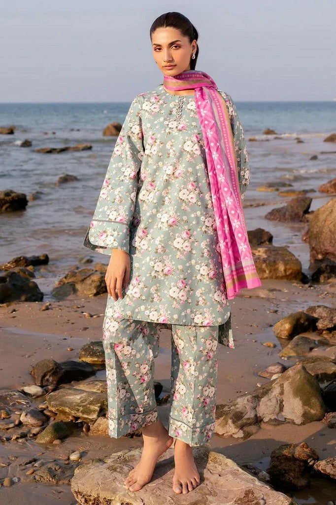 Jazmin - Summer Basic Collection - DIGITAL PRINTED LAWN USE-9155 - Unstitched