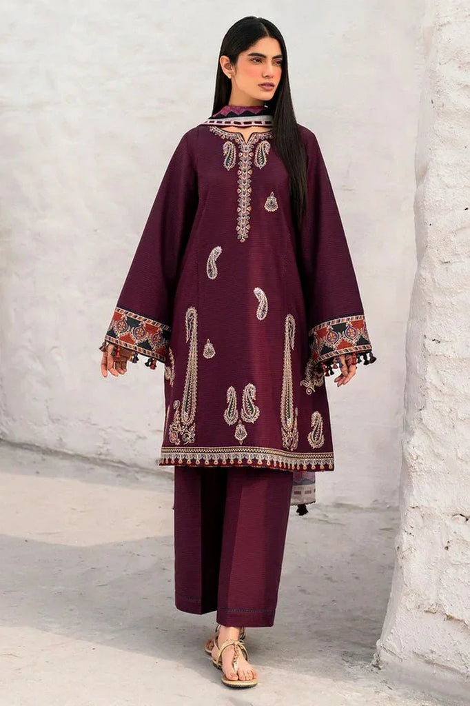 Jazmin - Summer Exclusive Collection - EMBROIDERED DOBBY LAWN USE-9128 - Unstitched