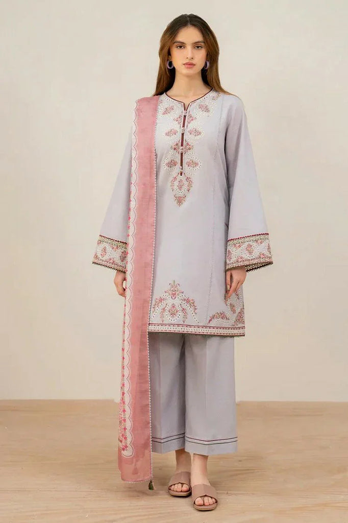 Jazmin - Summer Exclusive Collection - EMBROIDERED DOBBY LAWN USE-9129 - Unstitched