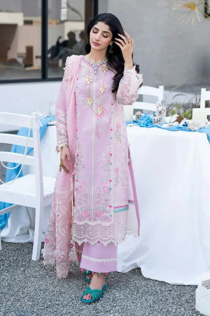 Aabyaan - Saagar Luxury Festive Lawn Collection - RAQS (AS-02) - Unstitched