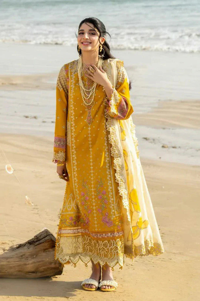 Aabyaan - Saagar Luxury Festive Lawn Collection - ZIYANA (AS-05) - Unstitched