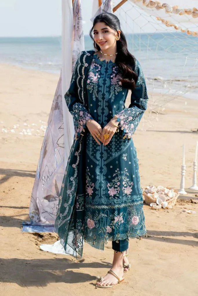 Aabyaan - Saagar Luxury Festive Lawn Collection - ISHANA (AS-06) - Unstitched