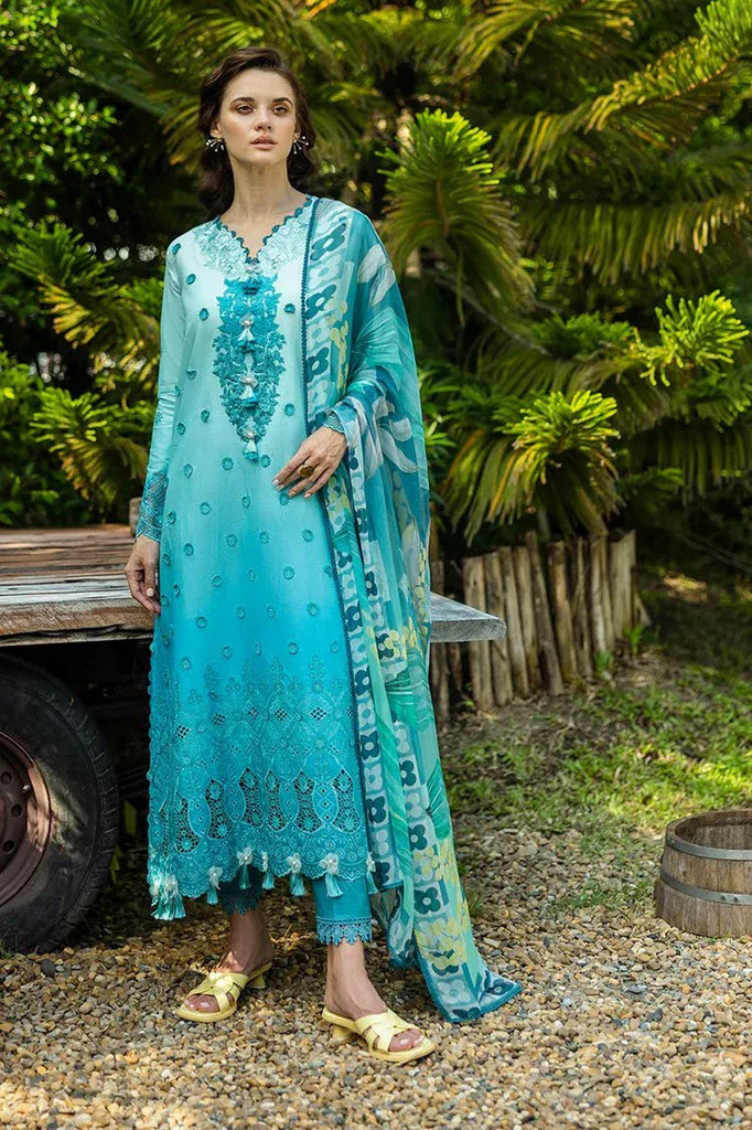 Mushq - Solace Ombre Chikankari Summer Lawn Collection - MUN SS 2501 09 Amore - Unstitched