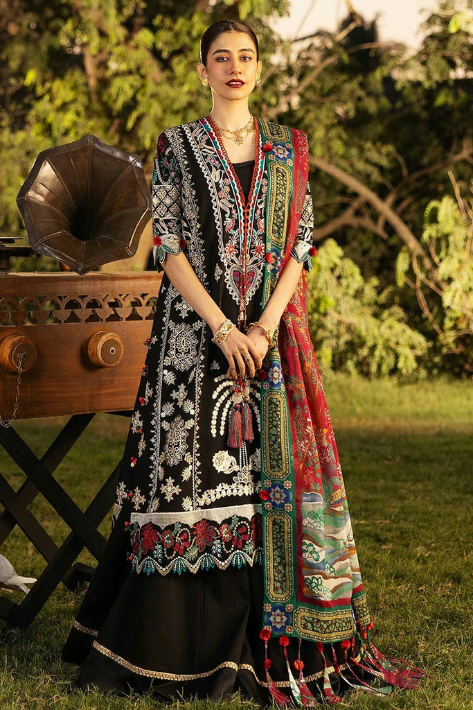 Sadaf Fawad Khan - Luxury Embroidered Lawn Collection - 2A PALM ISLAND - Unstitched