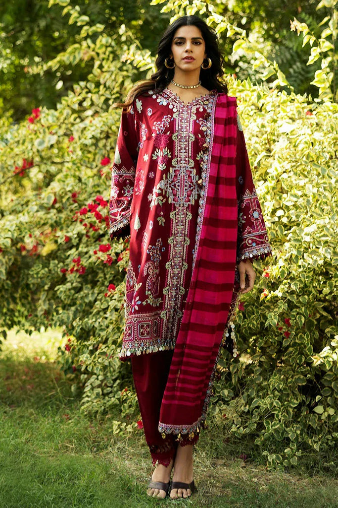 Sadaf Fawad Khan - Luxury Embroidered Lawn Collection - 5B WISTERIA - Unstitched