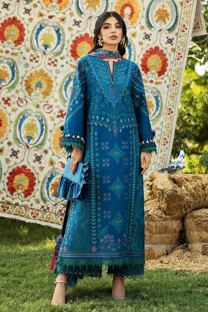 Sadaf Fawad Khan - Luxury Embroidered Lawn Collection - 6A LIANA - Unstitched