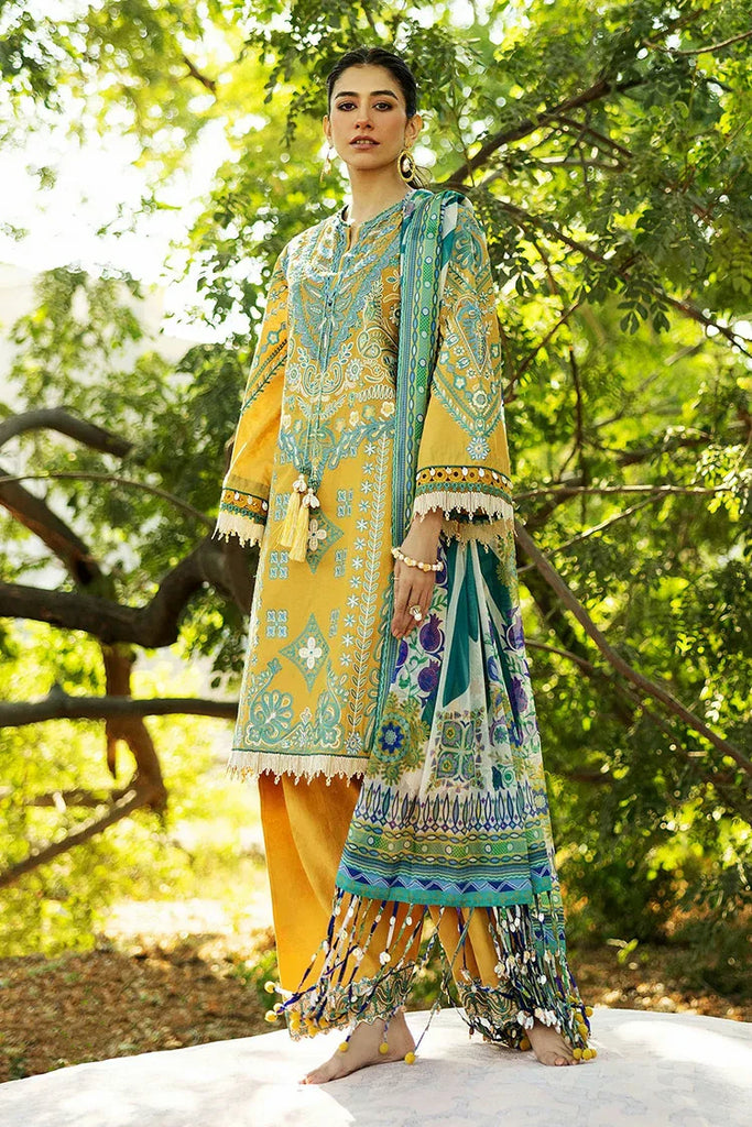 Sadaf Fawad Khan - Luxury Embroidered Lawn Collection - 6B LIANA - Unstitched