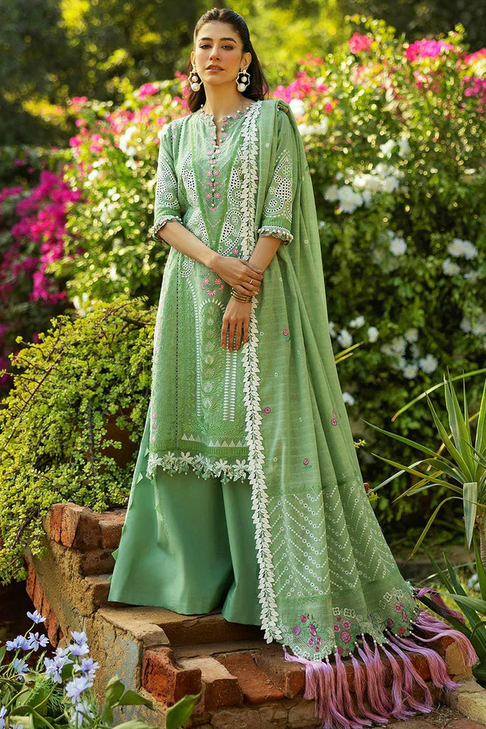 Sadaf Fawad Khan - Luxury Embroidered Lawn Collection - 7A FRENCH HEARTS - Unstitched