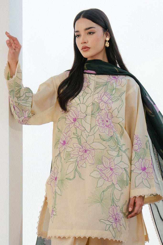 Zara Shahjahan - Coco Lawn Collection - BLOOM-1B