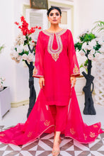 Load image into Gallery viewer, PSK Couture - Qaus e Qaza Festive Allure Collection - Blissful Rose