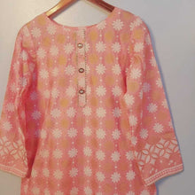 Load image into Gallery viewer, Block Print Soft Cotton Kurti - Pink - ZK234