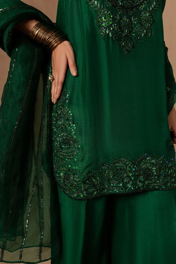 Maria Osama Khan - Noir Bliss - Emerald Green