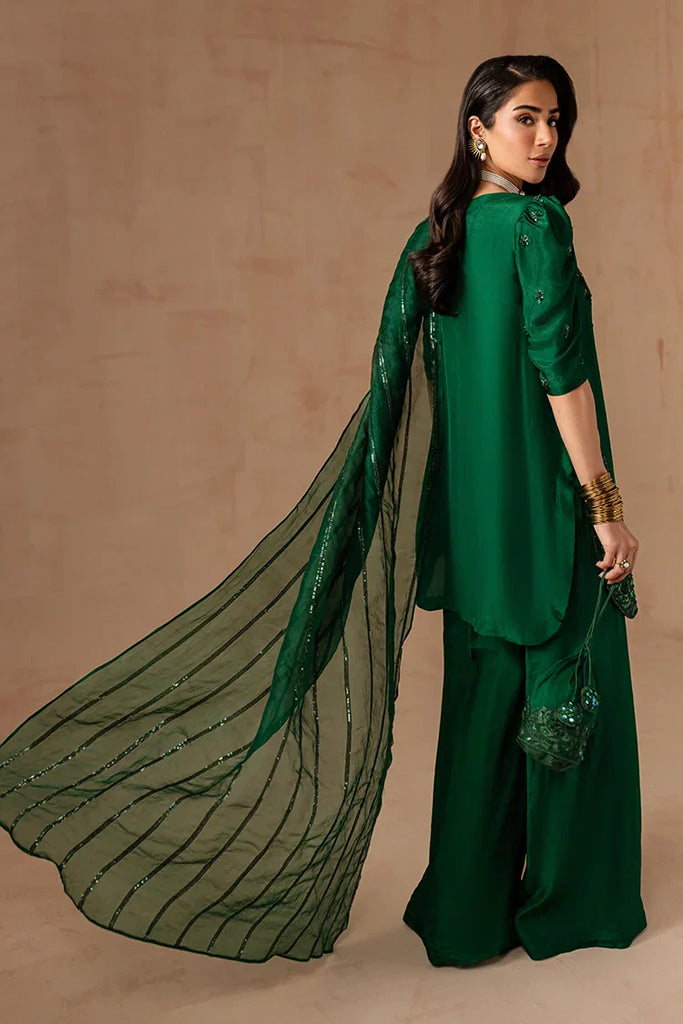 Maria Osama Khan - Noir Bliss - Emerald Green