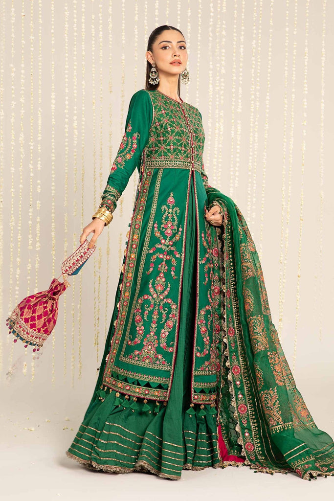 Unstitched Embroidered Cotton Satin Suit | CST-811