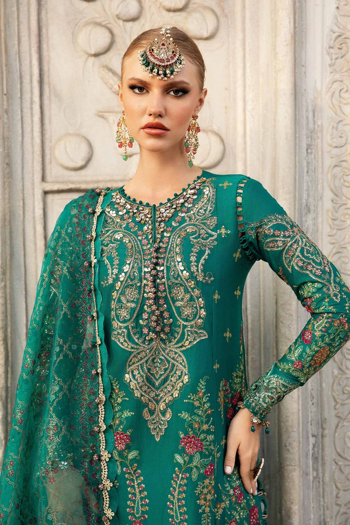 Unstitched Embroidered Cotton Satin Suit | CST-805