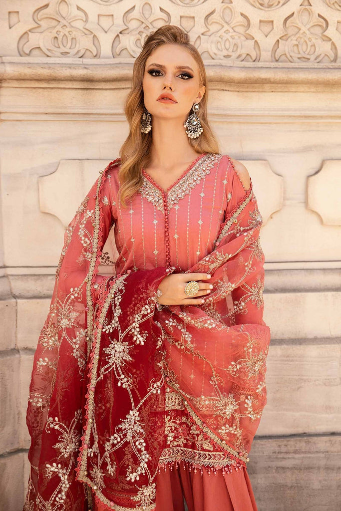 Unstitched Embroidered Cotton Satin Suit | CST-809