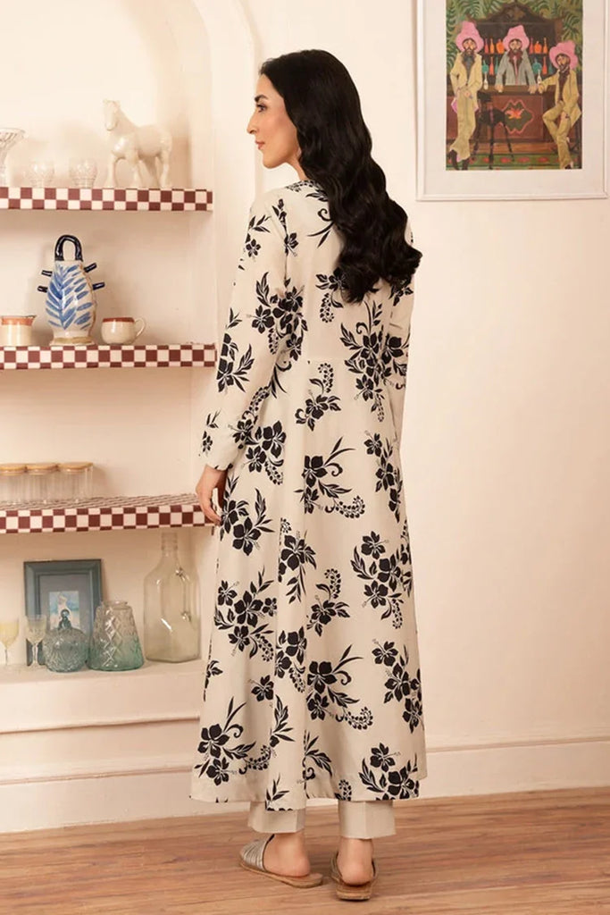 Stitch Vibes - Morganite RTW  Collection - 2 PC - Beige Floral Maxi