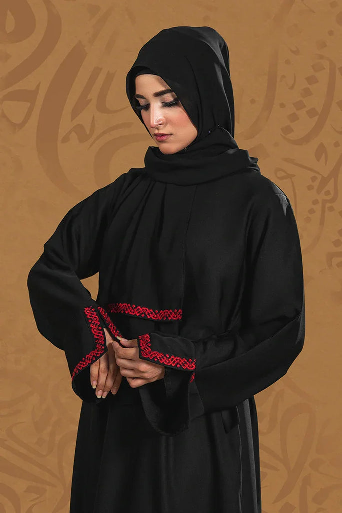 Malbus - Siyah - Abaya - Dilpazeer