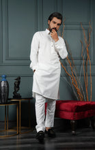 Load image into Gallery viewer, ER 576 White Shirt Collar Kurta Pajama