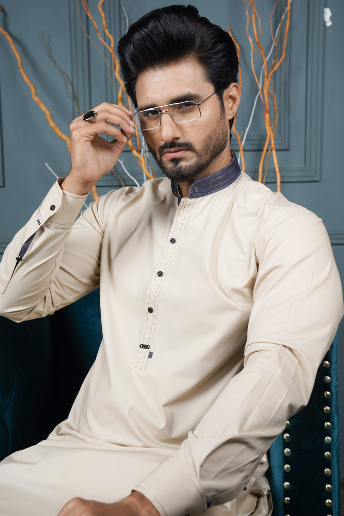 ER 597 Hard Cotton Kameez Shalwar For Men