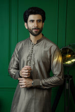 Load image into Gallery viewer, ER 577 Magic Cololr Cotton Silk Loop Button style Kurta Pajama