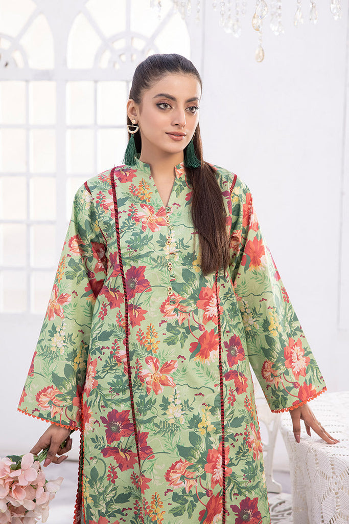 2-PC Unstitched Digital Printed Lawn Suit