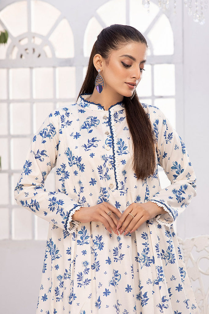 2-PC Unstitched Digital Printed Lawn Suit