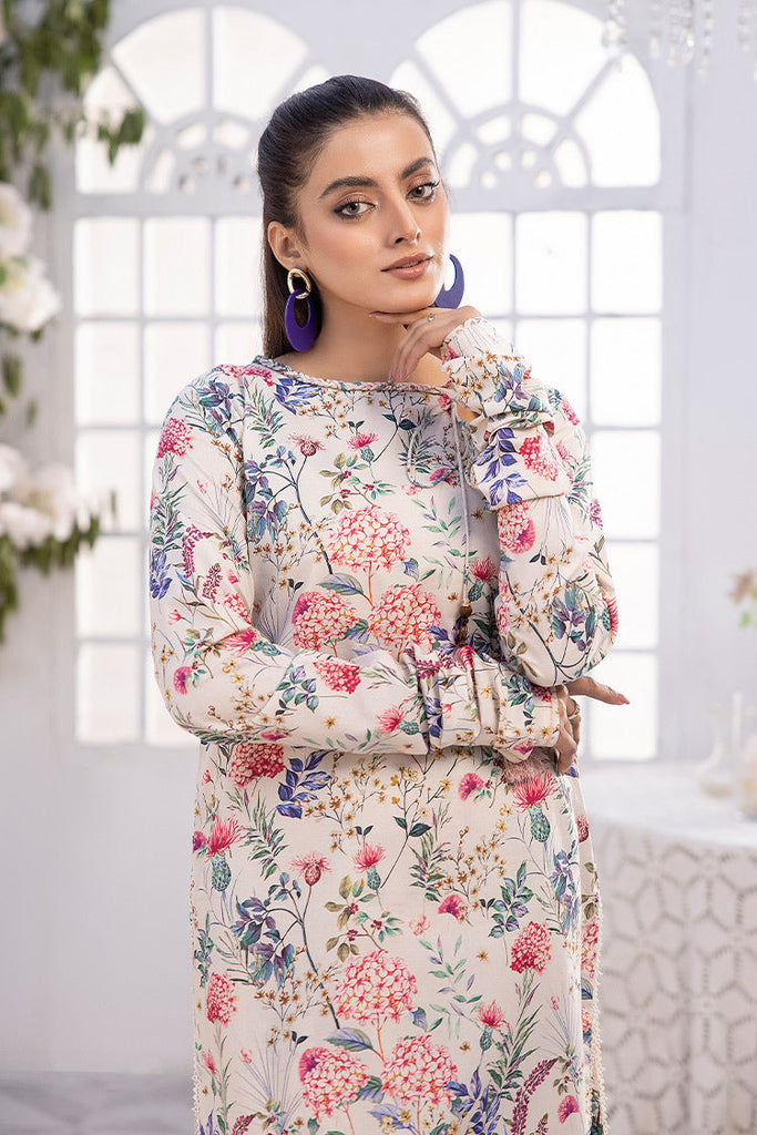 Ellena - 2-PC Unstitched Digital Printed Lawn Suit