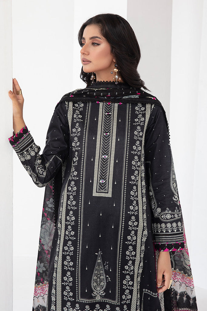 3-PC Unstitched Digital Printed Lawn Suit