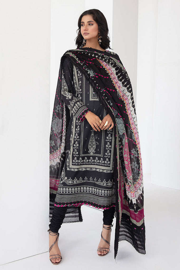 3-PC Unstitched Digital Printed Lawn Suit