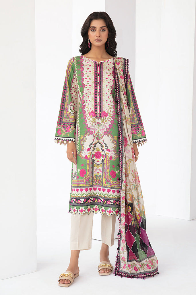 3-PC Unstitched Digital Printed Lawn Suit