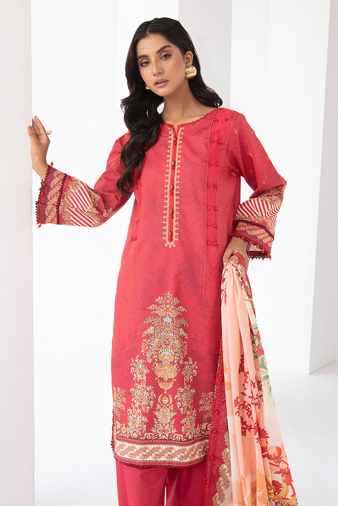 3-PC Unstitched Digital Printed Lawn Suit