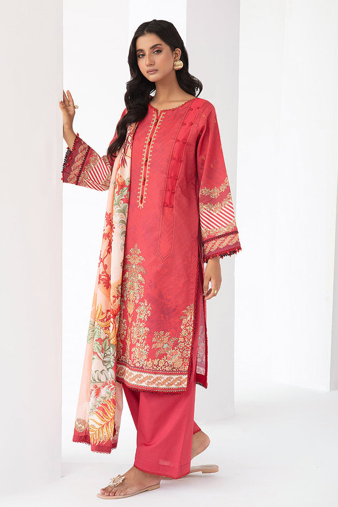 3-PC Unstitched Digital Printed Lawn Suit