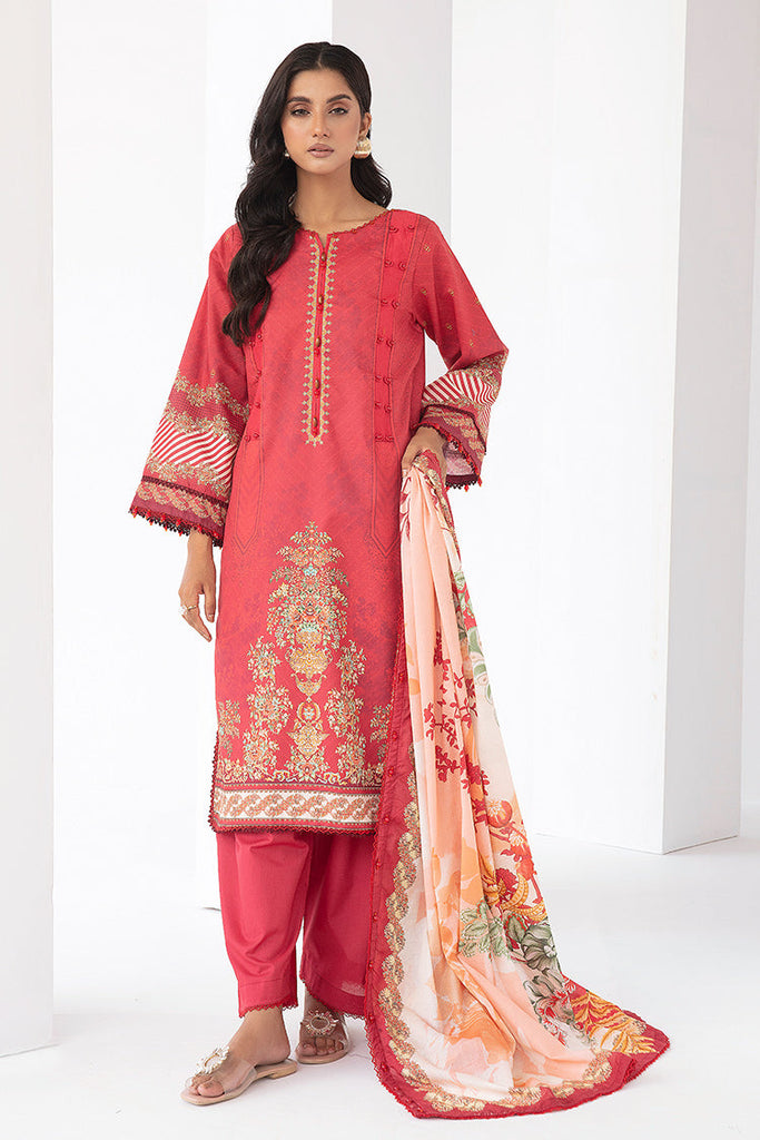 3-PC Unstitched Digital Printed Lawn Suit