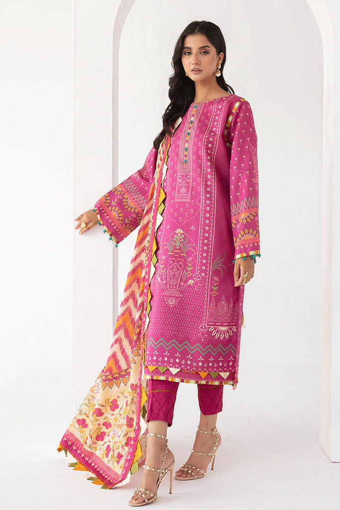 3-PC Unstitched Digital Printed Lawn Suit