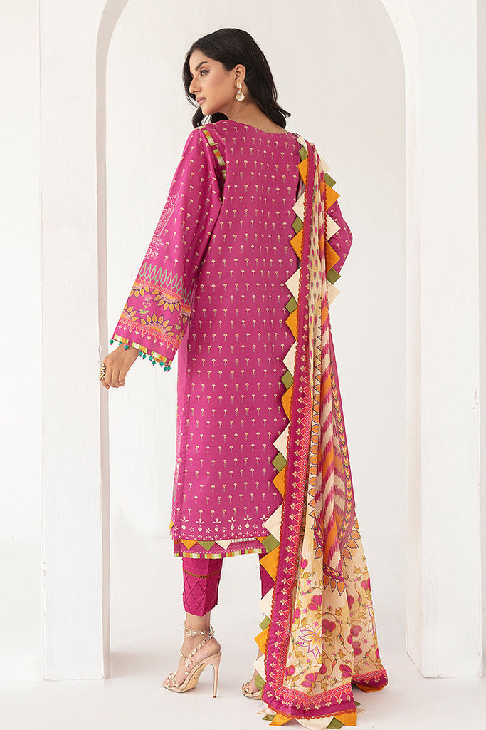 3-PC Unstitched Digital Printed Lawn Suit