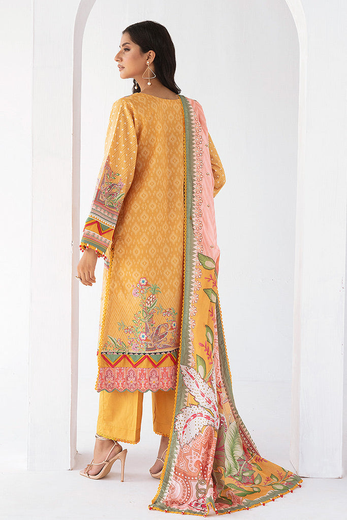 3-PC Unstitched Digital Printed Lawn Suit