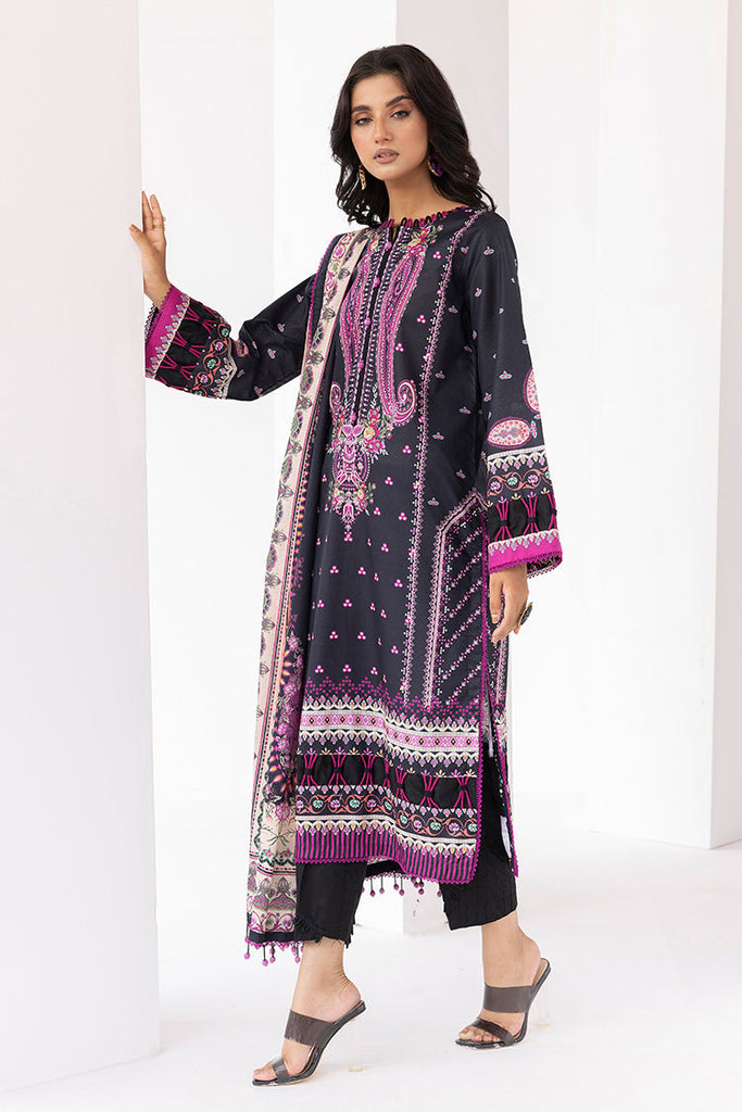 3-PC Unstitched Digital Printed Lawn Suit