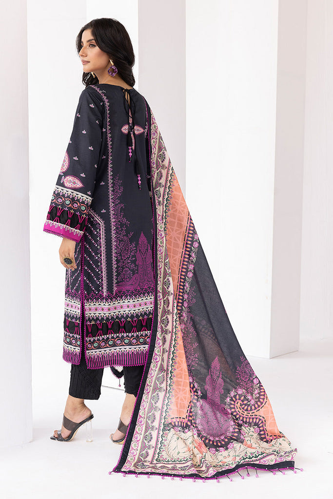 3-PC Unstitched Digital Printed Lawn Suit