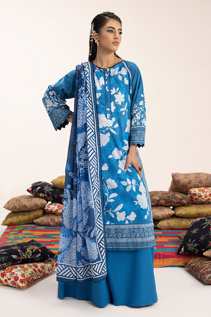 3-PC Unstitched Digital Printed Lawn Suit