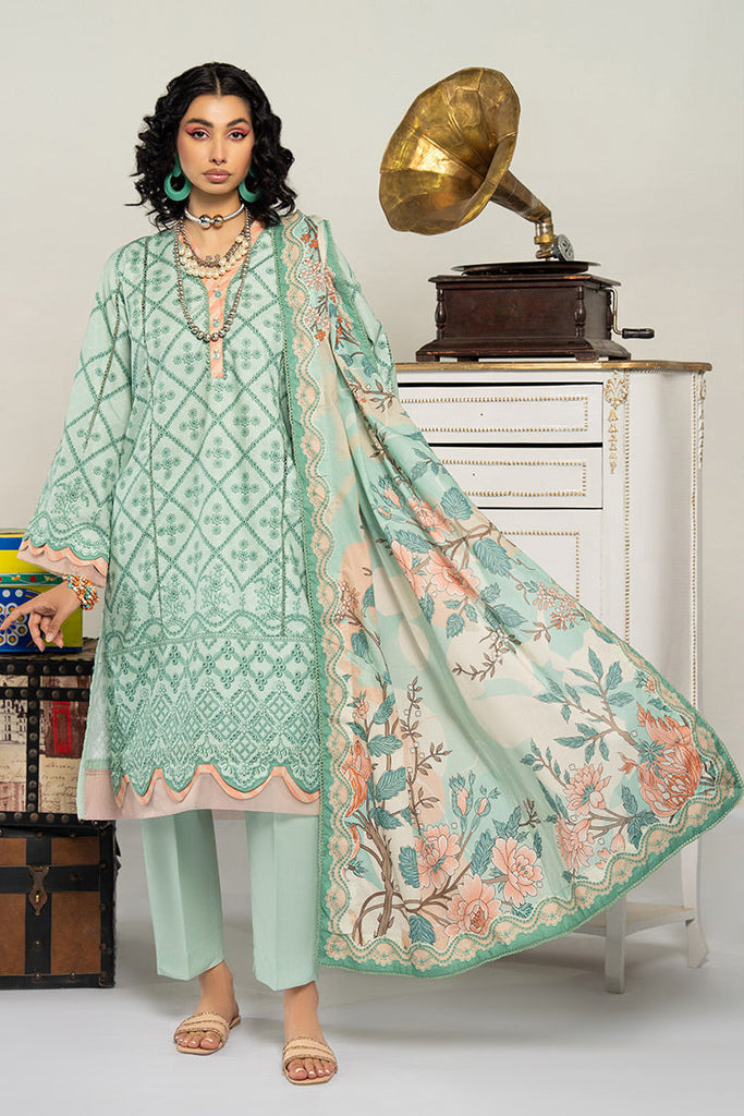 3-PC Unstitched Digital Printed Lawn Suit