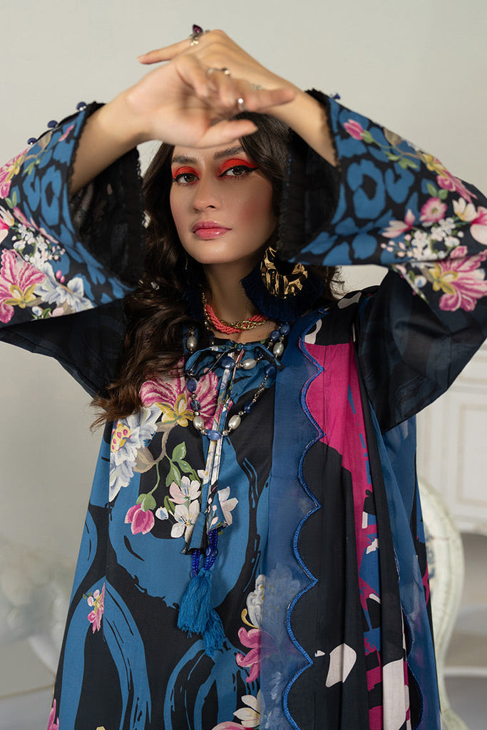 3-PC Unstitched Digital Printed Lawn Suit