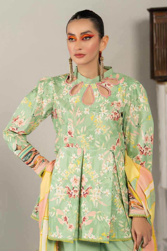 3-PC Unstitched Digital Printed Lawn Suit